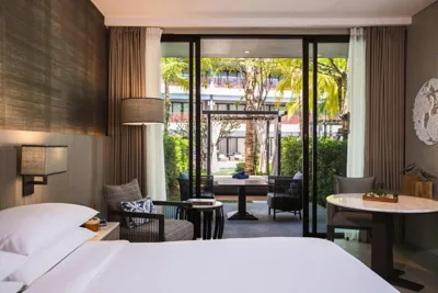 Garten-Cabana-Zimmer mit Poolzugang, 1 Kingsize-Bett, Gartenblick — Phuket Marriott Resort and Spa, Nai Yang Beach